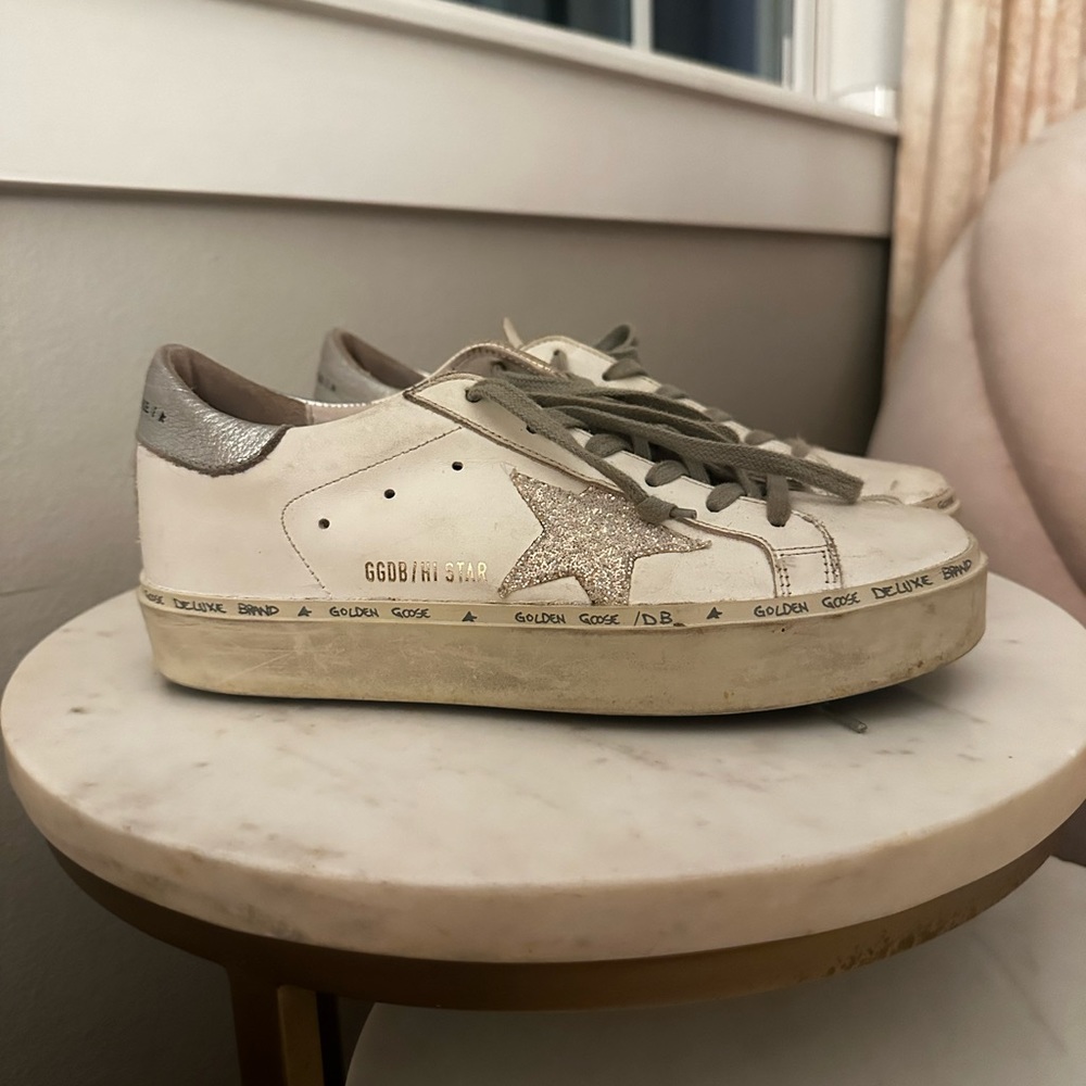 Golden Goose platform tennis shoe